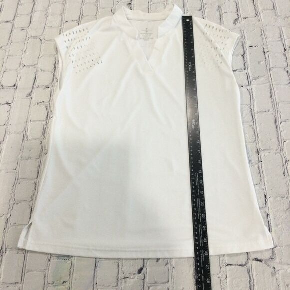 Soothfeel T-Shirt Women’s Size M Color White Pullover V-Neck Sports Sleeveless - Picture 5 of 8